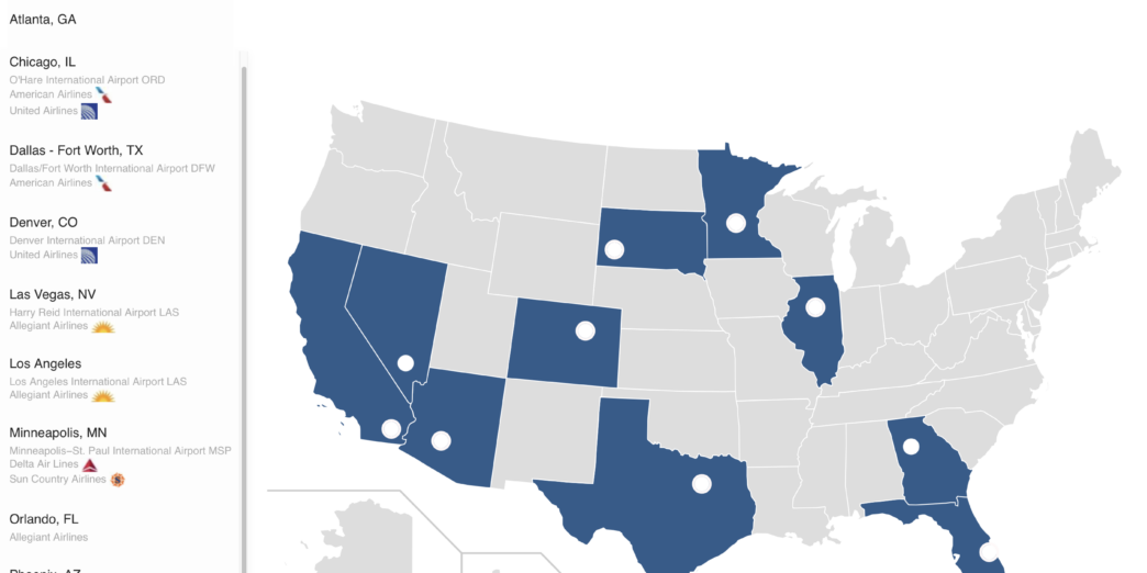 a map of the united states